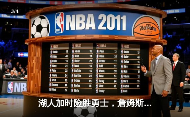 湖人加时险胜勇士，詹姆斯三双库里空砍40分 - 3